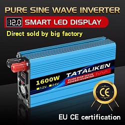 Інвертор чистий синус 12В/220В\ 1600W-2000грн